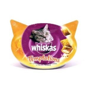 Whiskas Temptations kip kaas Kattensnoep Per 5