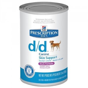 Hill's Prescription Diet D/D blikken hond 2 trays (24 blikken)