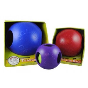 Jolly Ball Teaser Ball S voor honden Rood