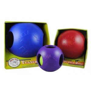 Afbeelding Jolly Ball Teaser Ball S voor honden Blauw door Brekz.nl