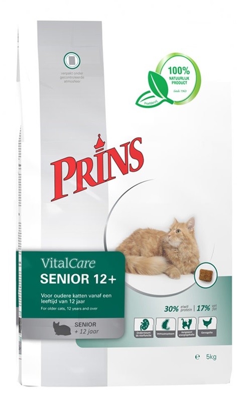 Prins VitalCare Senior 12+ kattenvoer