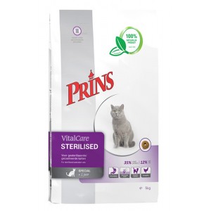 Prins VitalCare Sterilised kattenvoer 3 x 5 kg