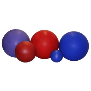 Afbeelding Jolly Ball Push and Play Medium (25 cm) hond Blauw door Brekz.nl