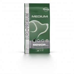 Afbeelding Euro Premium Medium Senior Chicken & Rice 8+ hondenvoer 3 kg door Brekz.nl