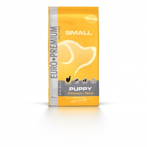 Afbeelding Euro Premium Small Puppy Chicken & Rice hondenvoer 3 kg door Brekz.nl