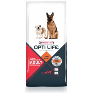 Opti Life Adult Digestion Medium Maxi hondenvoer 12.5 kg