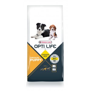 Afbeelding Opti Life Puppy Medium hondenvoer 2,5 kg door Brekz.nl