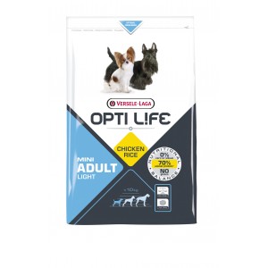 Opti Life Adult Light Mini hondenvoer 2.5 kg OP is OP