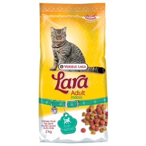 Afbeelding Versele-Laga Lara Indoor kattenvoer 2 kg door Brekz.nl