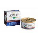 Duurzaam Kattenvoer Schesir Nat Kattenvoer Tonijn & Kippenfilet In Gelei - 8 Packs Van 6 Blikjes à 50g Zonder Conserveermiddelen