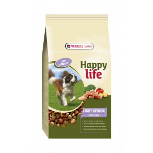 Afbeelding Happy Life Light/Senior hondenvoer 15 kg door Brekz.nl