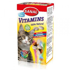 Sanal Vitamins Kattensnoep 100 tabletten