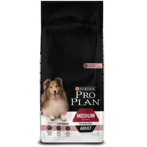 Afbeelding Pro Plan Optiderma Medium Adult Sensitive Skin hondenvoer 14 kg door Brekz.nl