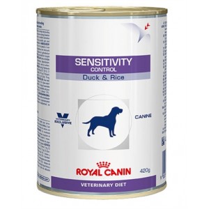 Afbeelding Royal Canin Veterinary Diet Sensitivity Control (Duck & Rice) blik hondenvoer 1 tray (12 blikken) door Brekz.nl