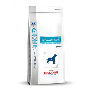 Afbeelding Royal Canin Veterinary Diet Hypoallergenic Moderate Calorie hondenvoer 14 kg door Brekz.nl