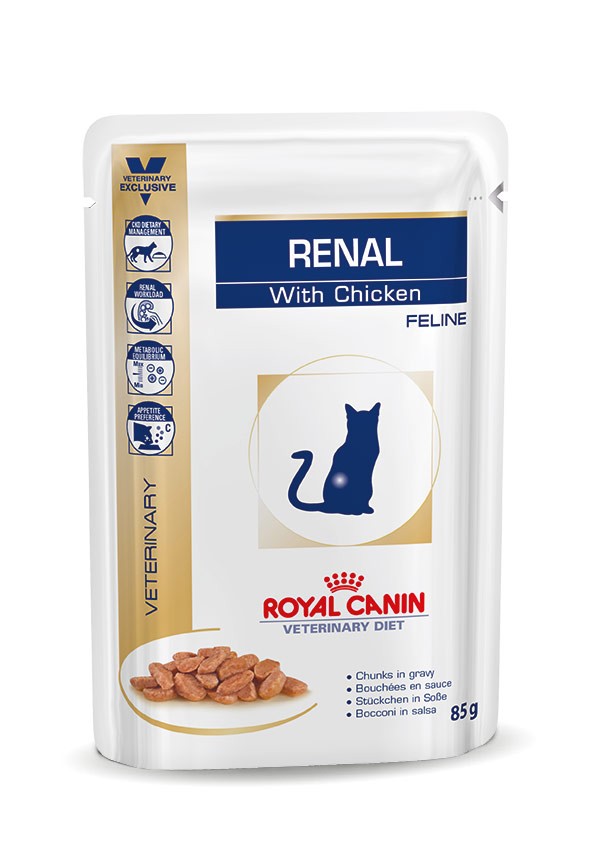Royal Canin Veterinary Diet Renal with Chicken zakjes kattenvoer