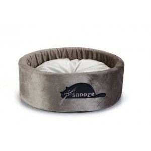 Beeztees Pluche Ligmand Snooze voor de kat Taupe