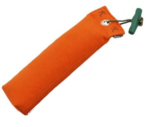 Afbeelding Juniordummy 250 gram voor de hond Oranje 300 113-00 door Brekz.nl