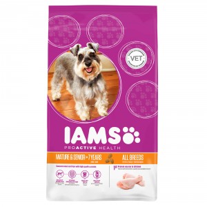 Afbeelding Iams Mature & Senior Hondenvoer 12 kg door Brekz.nl