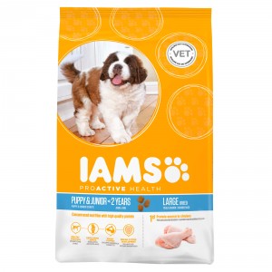 Afbeelding Iams Puppy & Junior Large Breed Hondenvoer 12 kg door Brekz.nl