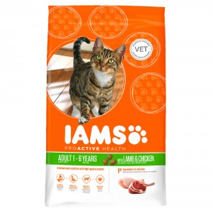 Afbeelding Iams Adult Lam kattenvoer 3 kg door Brekz.nl