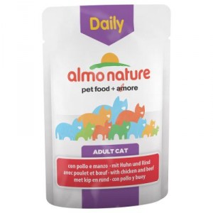 Almo Nature Daily Kip Rundvlees 70 gram (5271) Per 30