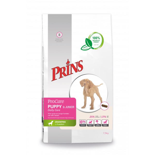 Prins ProCare Grainfree Puppy & Junior Daily Care hondenvoer 7,5 kg