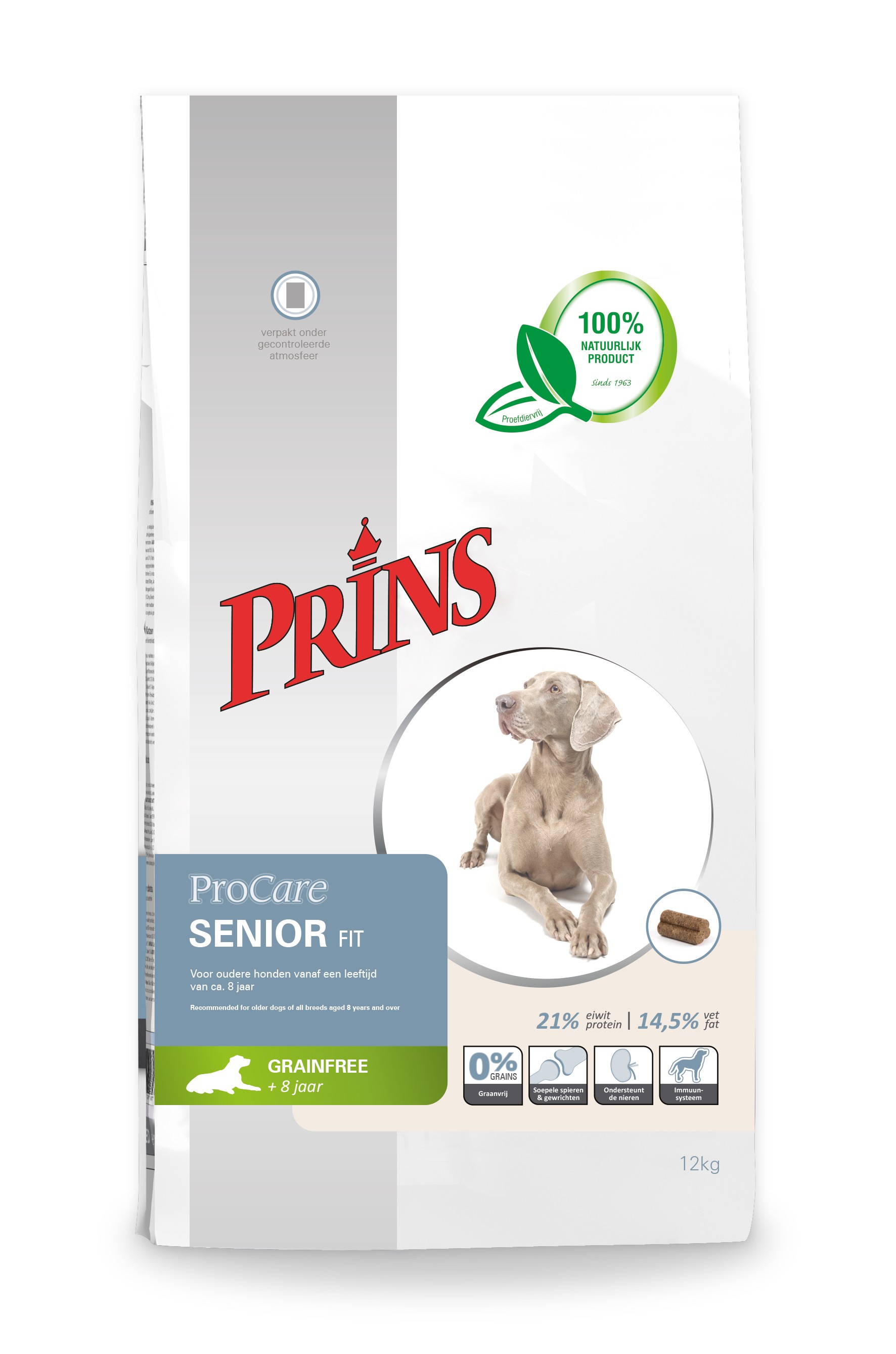 Prins ProCare Grainfree Senior Fit hondenvoer