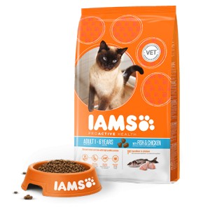 Afbeelding Iams Adult Vis kattenvoer 10 kg door Brekz.nl