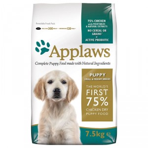 Afbeelding Applaws Puppy Small & Medium Kip hondenvoer 15 kg door Brekz.nl