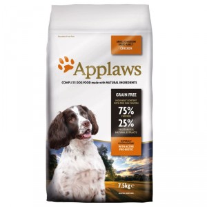 Afbeelding Applaws Adult Small & Medium Kip hondenvoer 15 kg door Brekz.nl