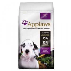 Afbeelding Applaws Puppy Large Breed Kip hondenvoer 15 kg door Brekz.nl