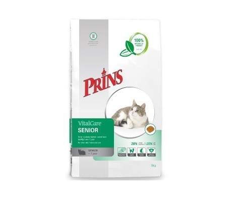 Afbeelding Prins VitalCare Senior kattenvoer 5 kg door Brekz.nl