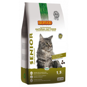 Afbeelding Biofood Senior Ageing & Souplesse kattenvoer 1.5 kg door Brekz.nl