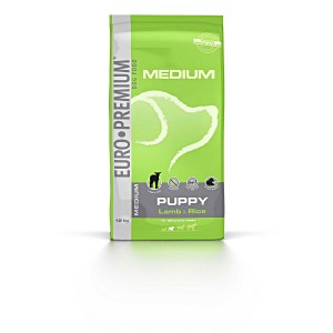 Afbeelding Euro Premium Medium Puppy Lamb & Rice hondenvoer 12 kg door Brekz.nl