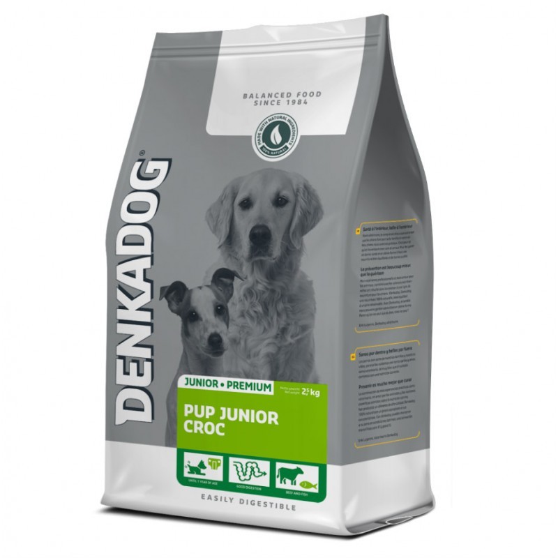 Denkadog Pup Junior Croc hondenvoer