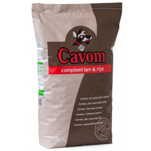 Cavom Compleet Lam/Rijst hondenvoer 2 x 20 kg