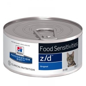 Afbeelding Hill's Prescription Diet Z/D 156 gr blik kattenvoer 1 tray (24 blikken) door Brekz.nl