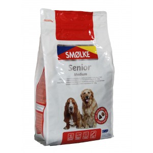 Smølke Senior Medium Hondenvoer 4 x 15 kg Smølke Senior Medium Hondenvoer 4 x 15 kg