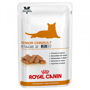Afbeelding Royal Canin VCN Senior Consult Stage 2 zakjes kattenvoer 12 zakjes door Brekz.nl