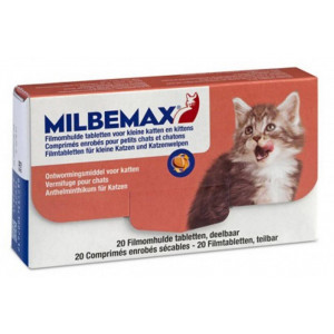 Milbemax Kleine katten en kittens 2 Tabletten Milbemax Kleine katten en kittens 2 Tabletten