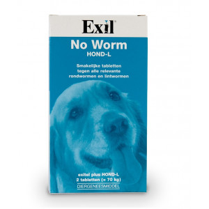 Exil No Worm Hond L Per verpakking