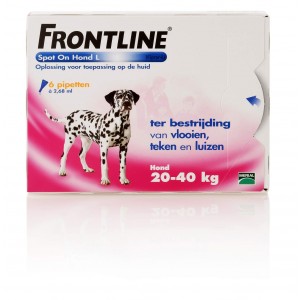 Frontline Spot on Hond L 4 pipetten 4 pipetten