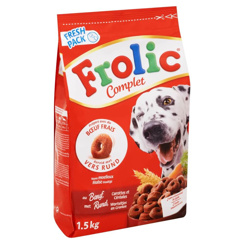 Frolic met Rund hondenvoer