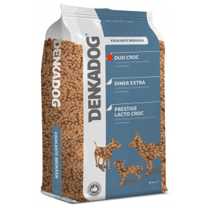 Afbeelding Denkadog Duo Croc hondenvoer 15 kg door Brekz.nl