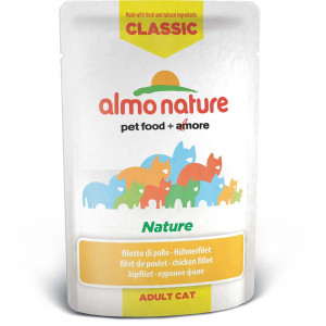 Afbeelding Almo Nature Classic Nature Kipfilet 55 gr Per 24 door Brekz.nl