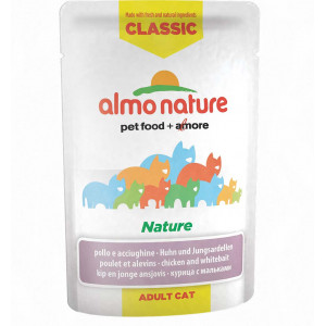 Almo Nature Classic Nature Kip & Jonge Ansjovis 55 gram (5801) Per 24