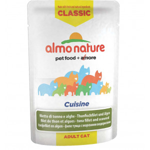 HFC Almo Nature Jelly maaltijdzakjes Kattenvoer 6 x 55 g Tonijnfilet met zeewier online kopen