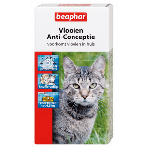 Afbeelding Beaphar Vlooien Anti-Conceptie (tot 4,5 kg) kat Per verpakking door Brekz.nl