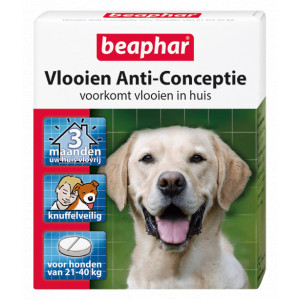 Afbeelding Beaphar Vlooien Anti-Conceptie (21 tot 40 kg) hond Per verpakking door Brekz.nl